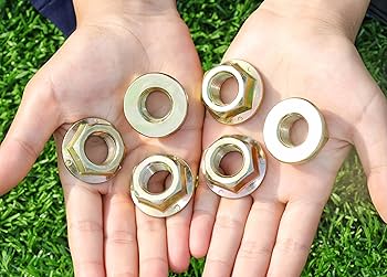 Amazon.com: Metalsuberg Spindle Blade Nuts of Hex Flanged, 5